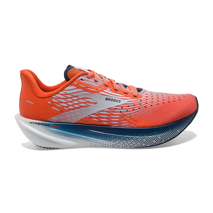Brooks Hyperion Max - Road Running Shoes for Men CHERRY TOMATO/ARCTIC ICE/TITAN Colour