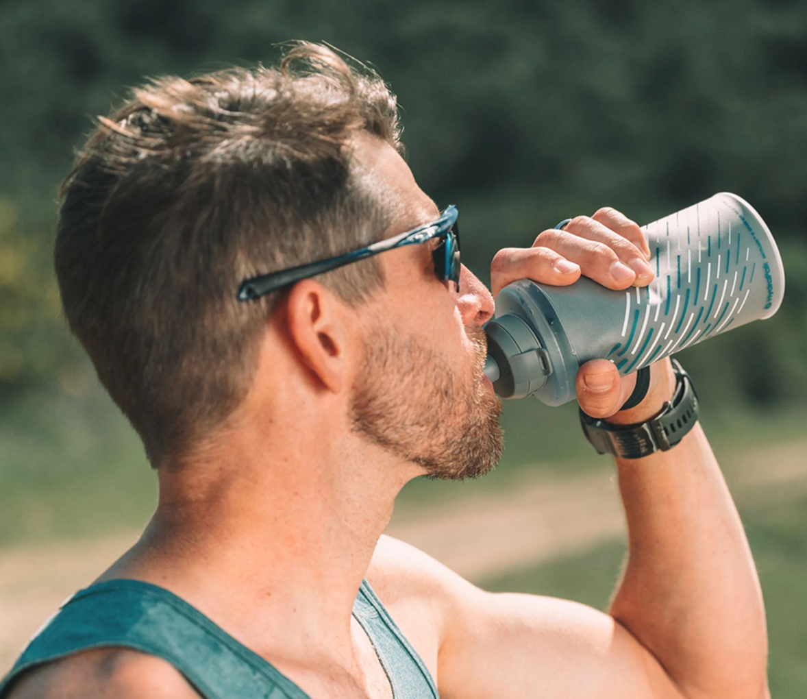 Hydrapak Skyflask IT Speed Insulated Handheld Bottle-Clear (500ml)