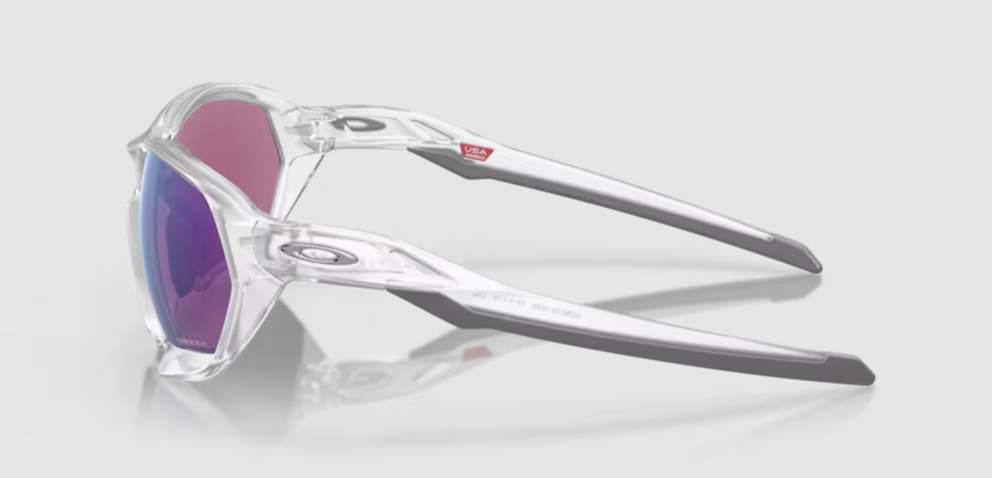 Oakley Plazma with Matte Clear Frame and Prizm Road Jade Lenses