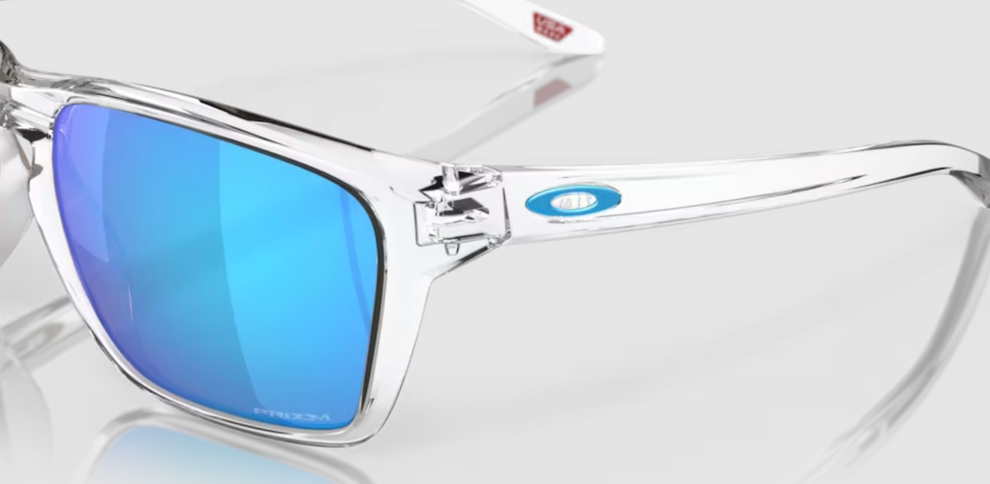 Oakley Sylas Clear Frame with Blue Lens