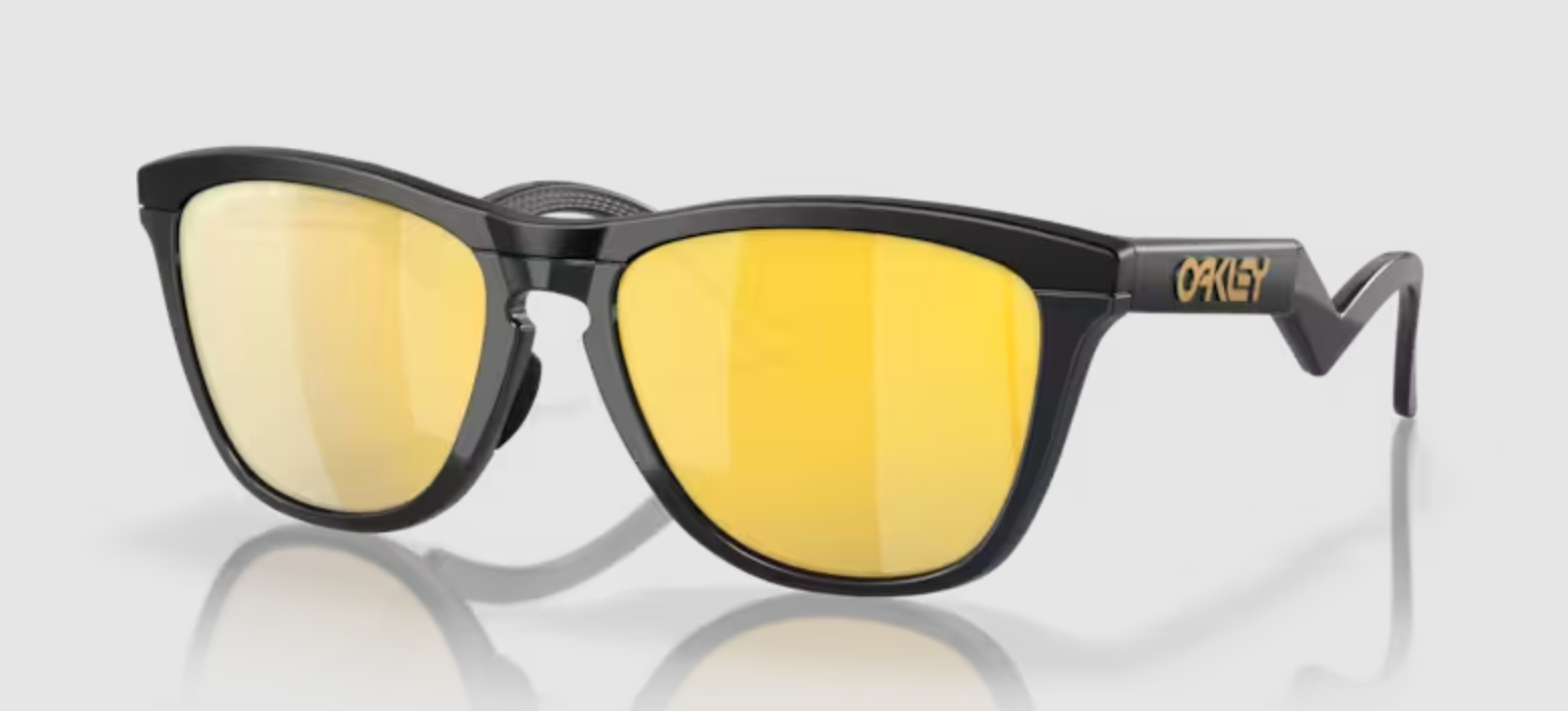 Oakley Frogskins Hybrid Matte Black Frame Prizm 24k Polarized Lens