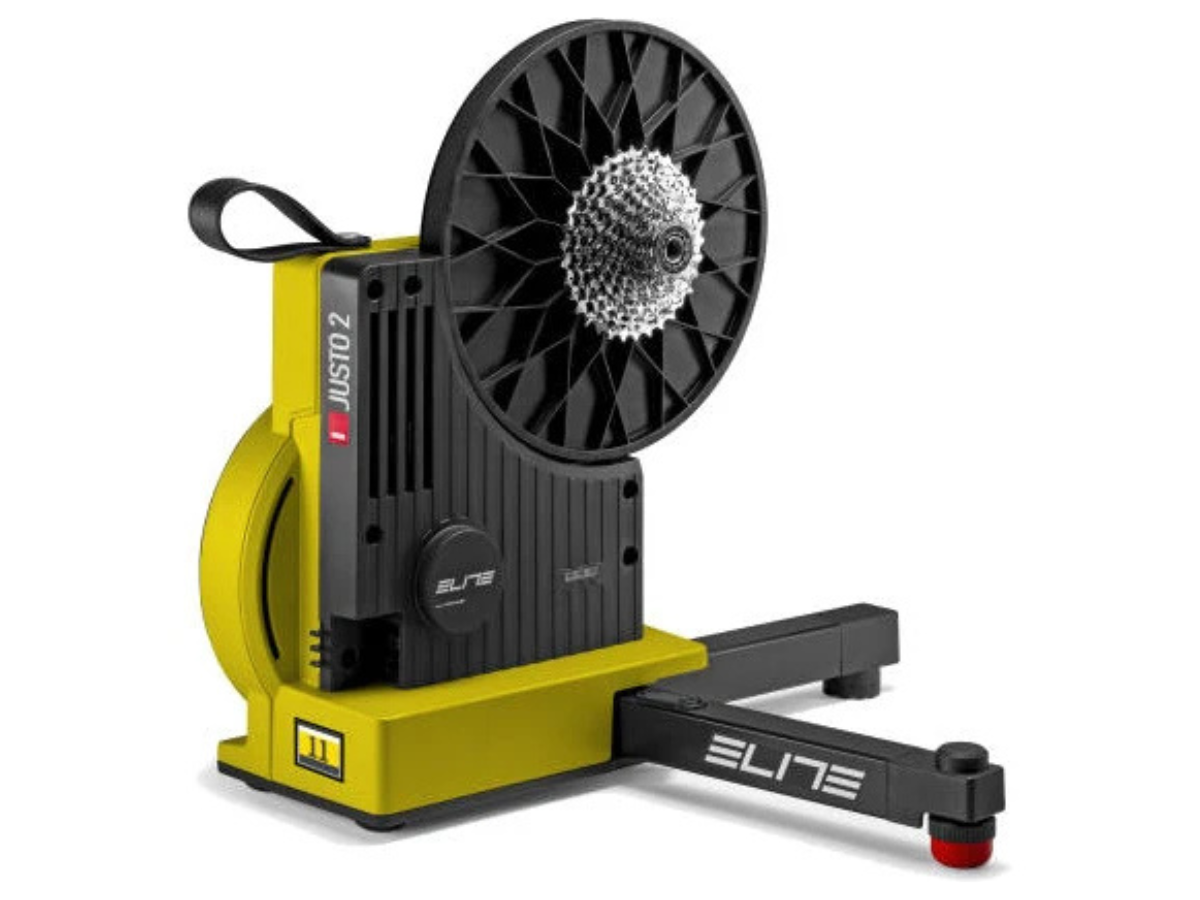 Elite Justo 2 Magnetic Direct Drive Smart Bicycle Trainer (Yellow)