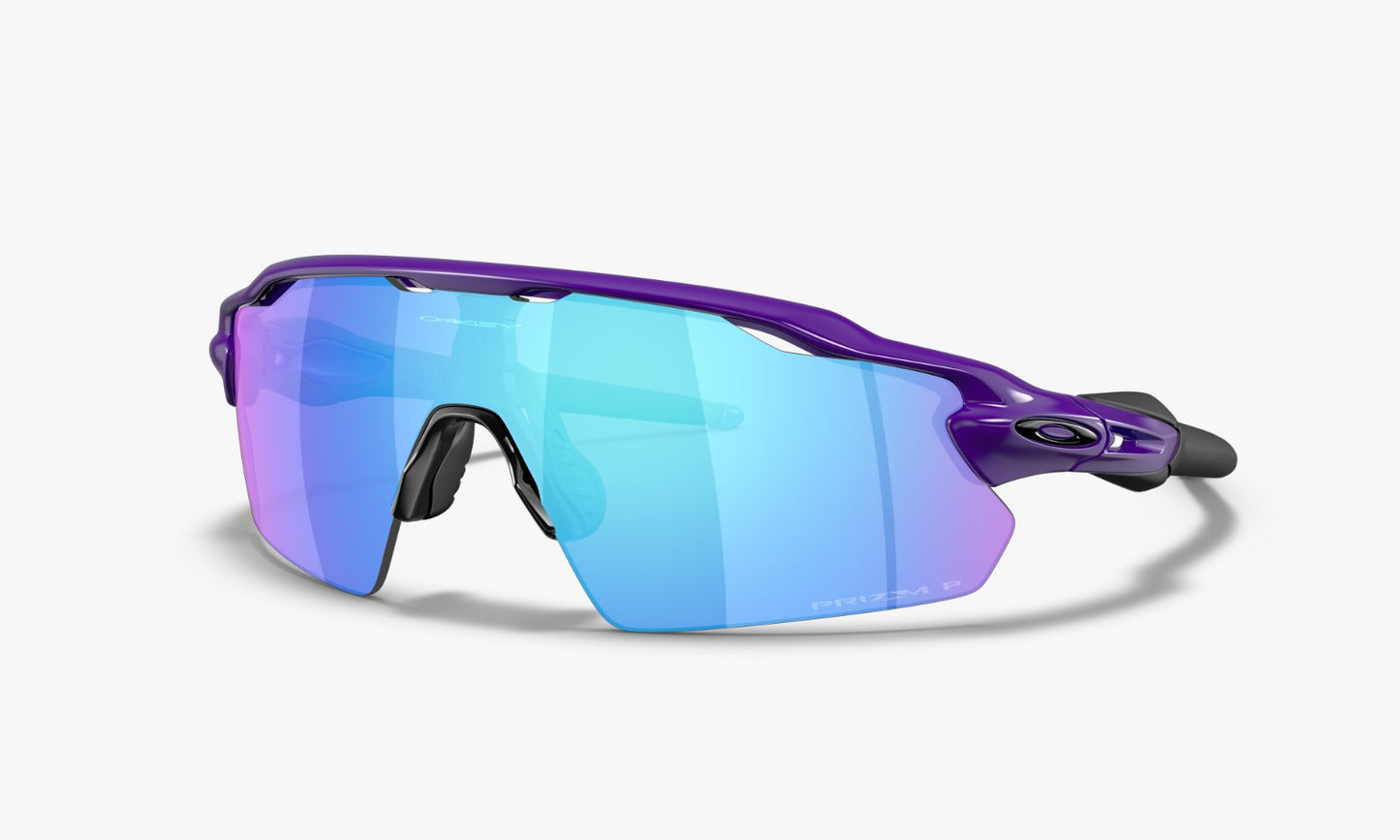 Oakley Sunglass Radar EV Frame Electric Purple Prizm Sapphire Iridium Polarized