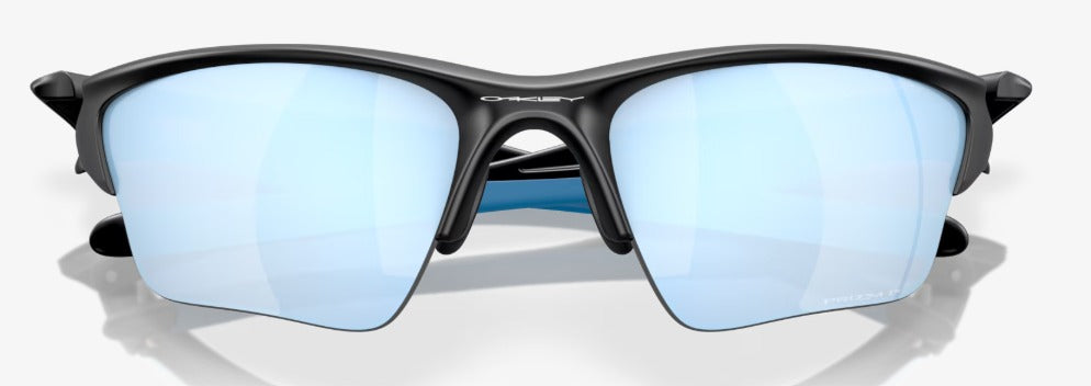 Oakley Half Jacket Sunglass with Matte Black Przm and Deep Water Polar