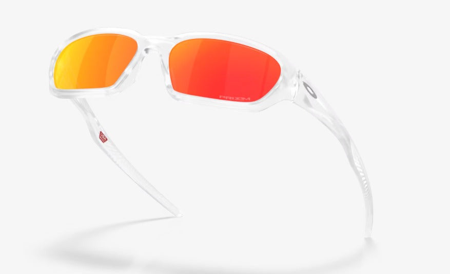 Oakley Terraforma sunglass Matte Clear and Prizm Ruby lenses