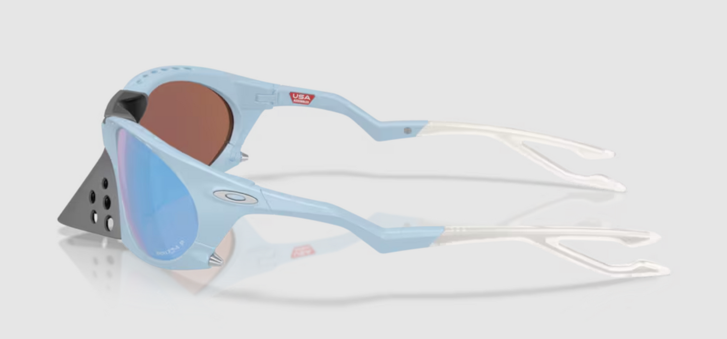 Oakley Plantaris matte stonewash Frame with prizm deep water polarized Lenses