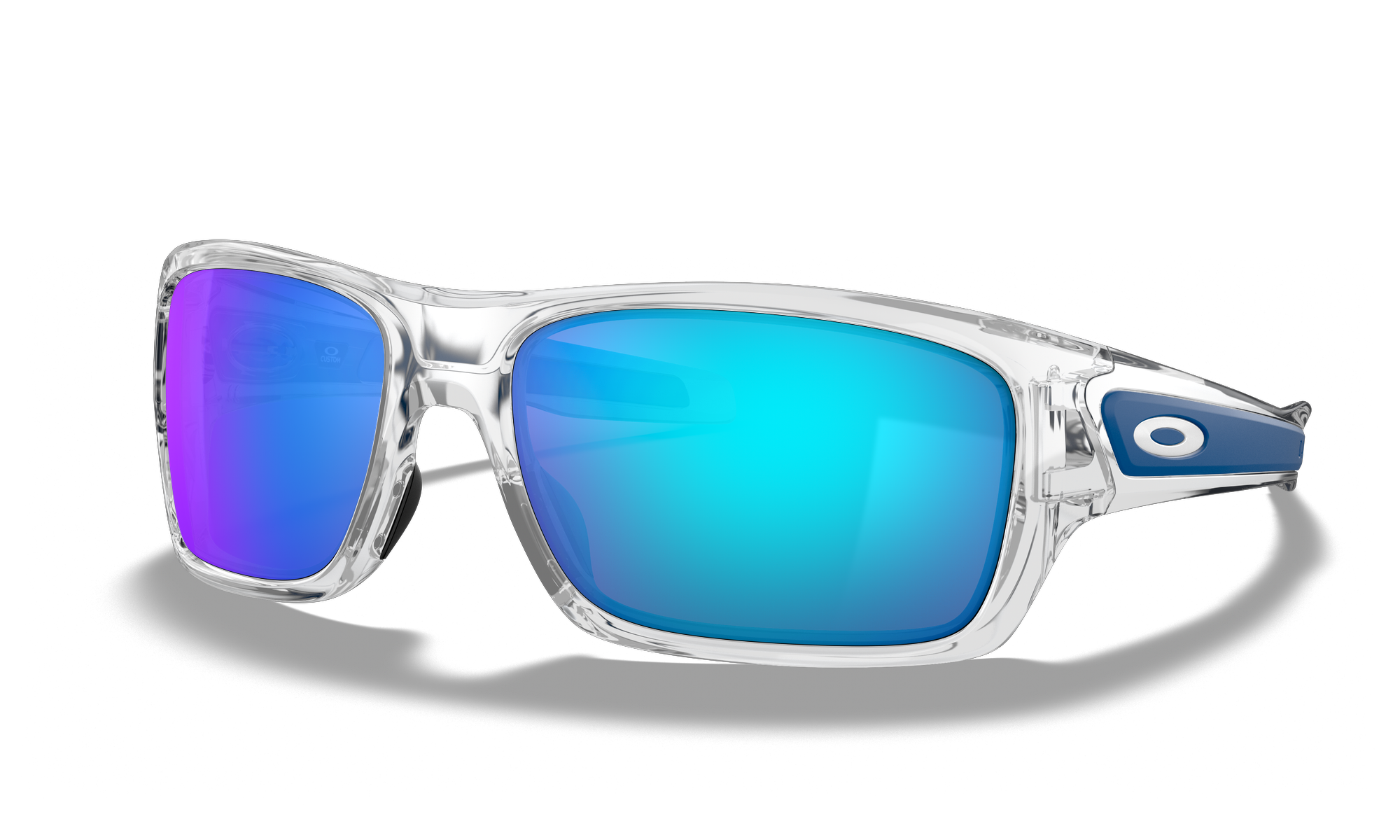 Oakley Turbine Clear frame with Prizm Sapphire Lens TheTriWorld