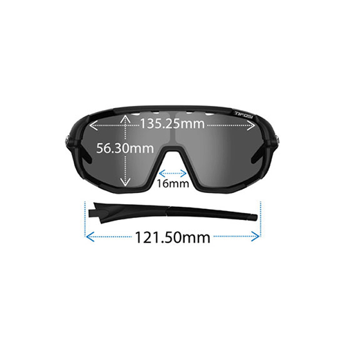 Tifosi Sledge Sport Sunglasses – Matte Black Smoke