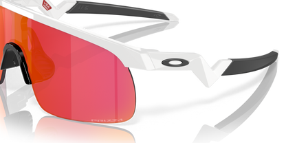 Oakley Sunglass Resistor (Youth Fit) prizm field Lenses,  polished white Frame