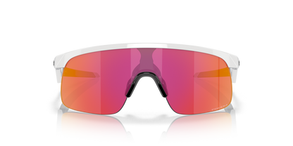 Oakley Sunglass Resistor (Youth Fit) prizm field Lenses,  polished white Frame