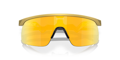 Oakley Resistor (Youth Fit) Patrick Mahomes II Collection prizm 24k Lenses,  olympic gold Frame