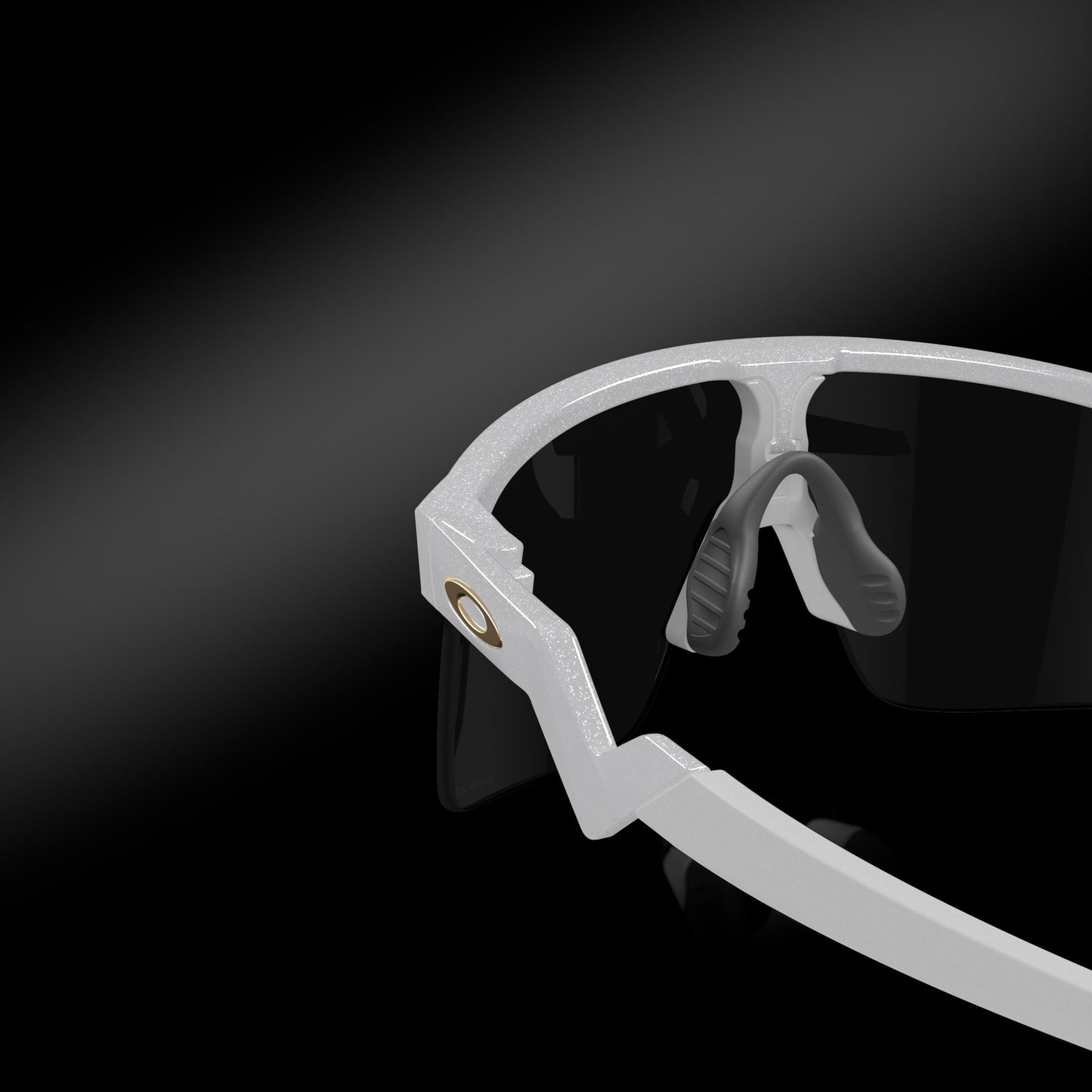 Oakley Sunglass Resistor (Youth Fit) Players Collection prizm black Lenses with pearl white Frame
