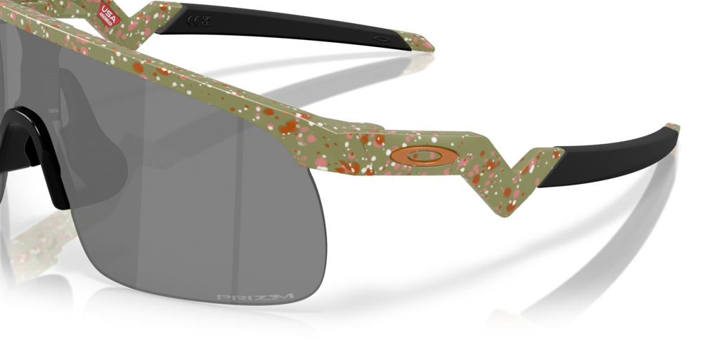 oakley sunglass Resistor (Youth Fit) Terrazzo Collection prizm black Lenses with fern terrazzo Frame