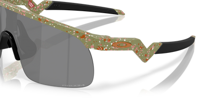 oakley sunglass Resistor (Youth Fit) Terrazzo Collection prizm black Lenses with fern terrazzo Frame
