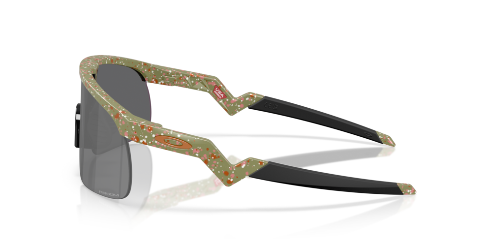 oakley sunglass Resistor (Youth Fit) Terrazzo Collection prizm black Lenses with fern terrazzo Frame