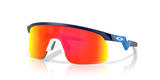Oakley Sunglass Resistor (Youth Fit) prizm ruby Lenses With matte navy Frame