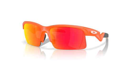 Okaley sunglass Capacitor (Youth Fit) prizm road Lenses with polished stonewash Frame