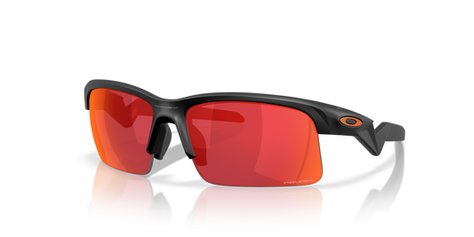 Oakley Sunglass Capacitor (Youth Fit) prizm field Lenses with matte black Frame