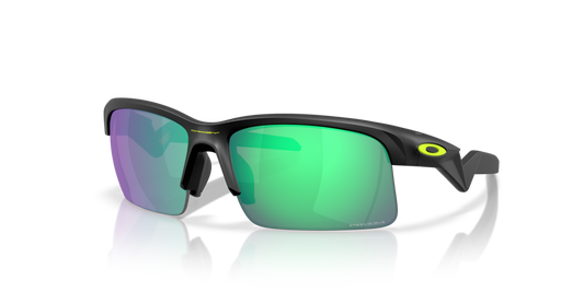 Oakley sunglass Capacitor (Youth Fit) Court Collection prizm road jade Lenses, with matte black Frame