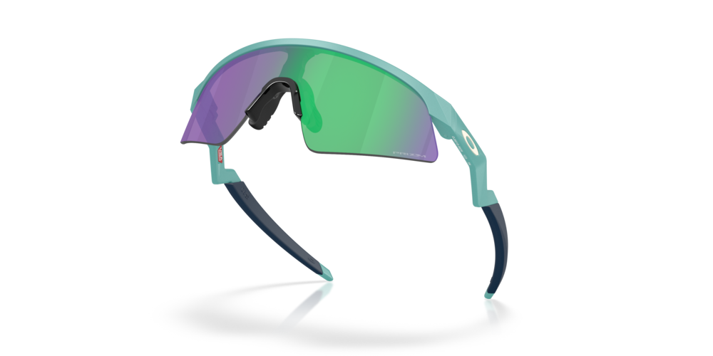 Oakley sunglass Resistor Sweep (Youth Fit) prizm jade Lenses withmatte pacific Frame