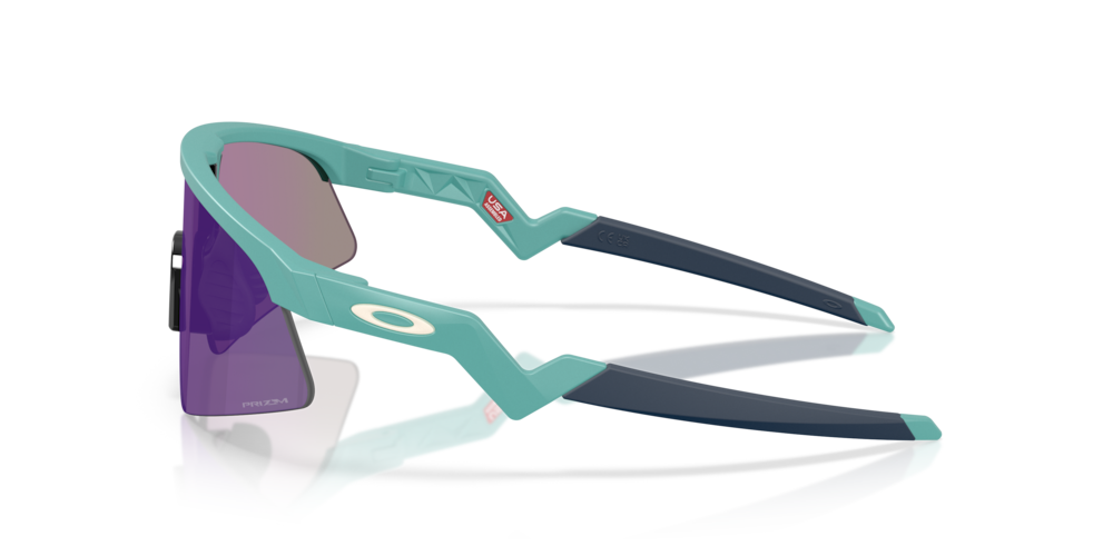 Oakley sunglass Resistor Sweep (Youth Fit) prizm jade Lenses withmatte pacific Frame