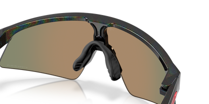 Oakley Sunglass Resistor Sweep® (Youth Fit) Patrick Mahomes II Collection  prizm ruby Lenses With dark galaxy Frame