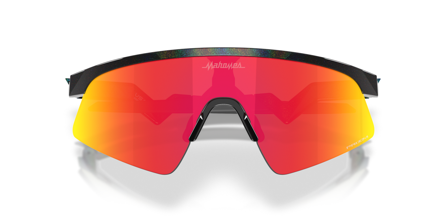 Oakley Sunglass Resistor Sweep  Patrick Mahomes II Collection prizm ruby Lenses,  dark galaxy Frame