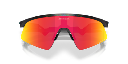 Oakley Sunglass Resistor Sweep® (Youth Fit) Patrick Mahomes II Collection  prizm ruby Lenses With dark galaxy Frame