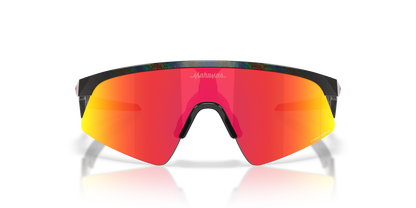 Oakley Sunglass Resistor Sweep  Patrick Mahomes II Collection prizm ruby Lenses,  dark galaxy Frame