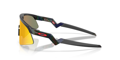 Oakley Sunglass Resistor Sweep® (Youth Fit) Patrick Mahomes II Collection  prizm ruby Lenses With dark galaxy Frame