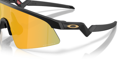 Oakley Sunglass esistor Sweep Matte Black Prizm 24k Lenses With matte black Frame