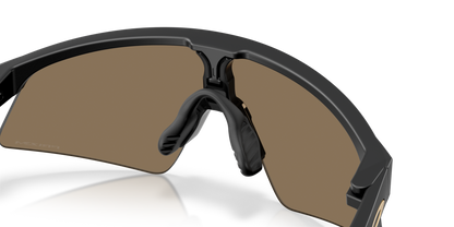 Oakley Sunglass esistor Sweep Matte Black Prizm 24k Lenses With matte black Frame