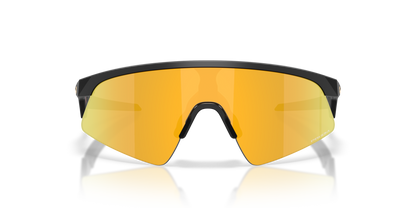 Oakley Sunglass esistor Sweep Matte Black Prizm 24k Lenses With matte black Frame
