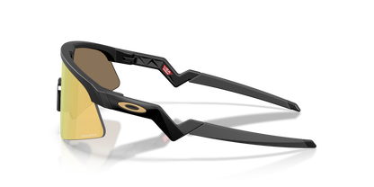 Oakley Sunglass esistor Sweep Matte Black Prizm 24k Lenses With matte black Frame