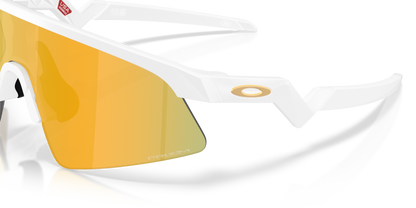 Oakley Sunglass Resistor Sweep prizm 24k Lenses with matte white Frame