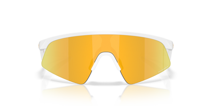 Oakley Sunglass Resistor Sweep prizm 24k Lenses with matte white Frame