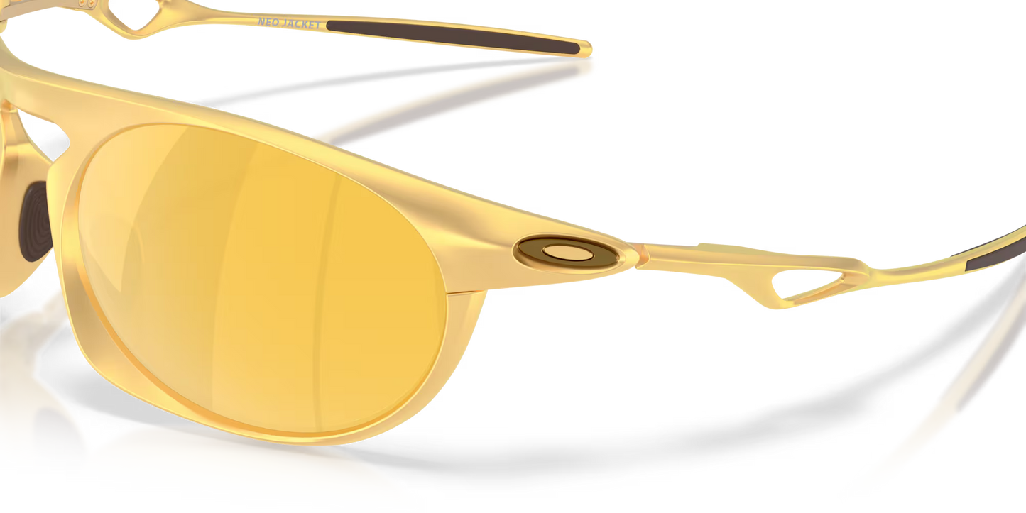 Oakley Neo Jacket prizm 24k polarized Lenses,satin gold Frame