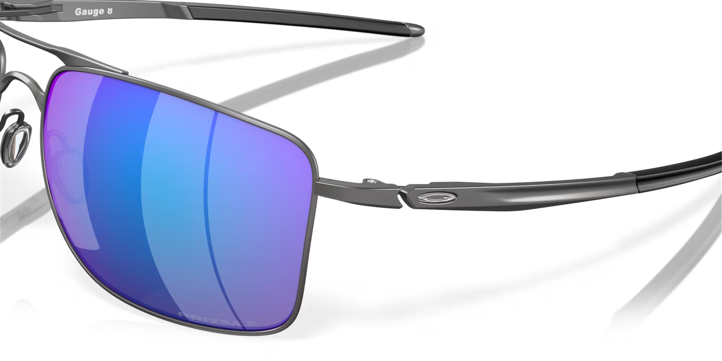 Oakley Gauge 8 Matte Gunmetal Prizm Sapphire Iridium Polarized