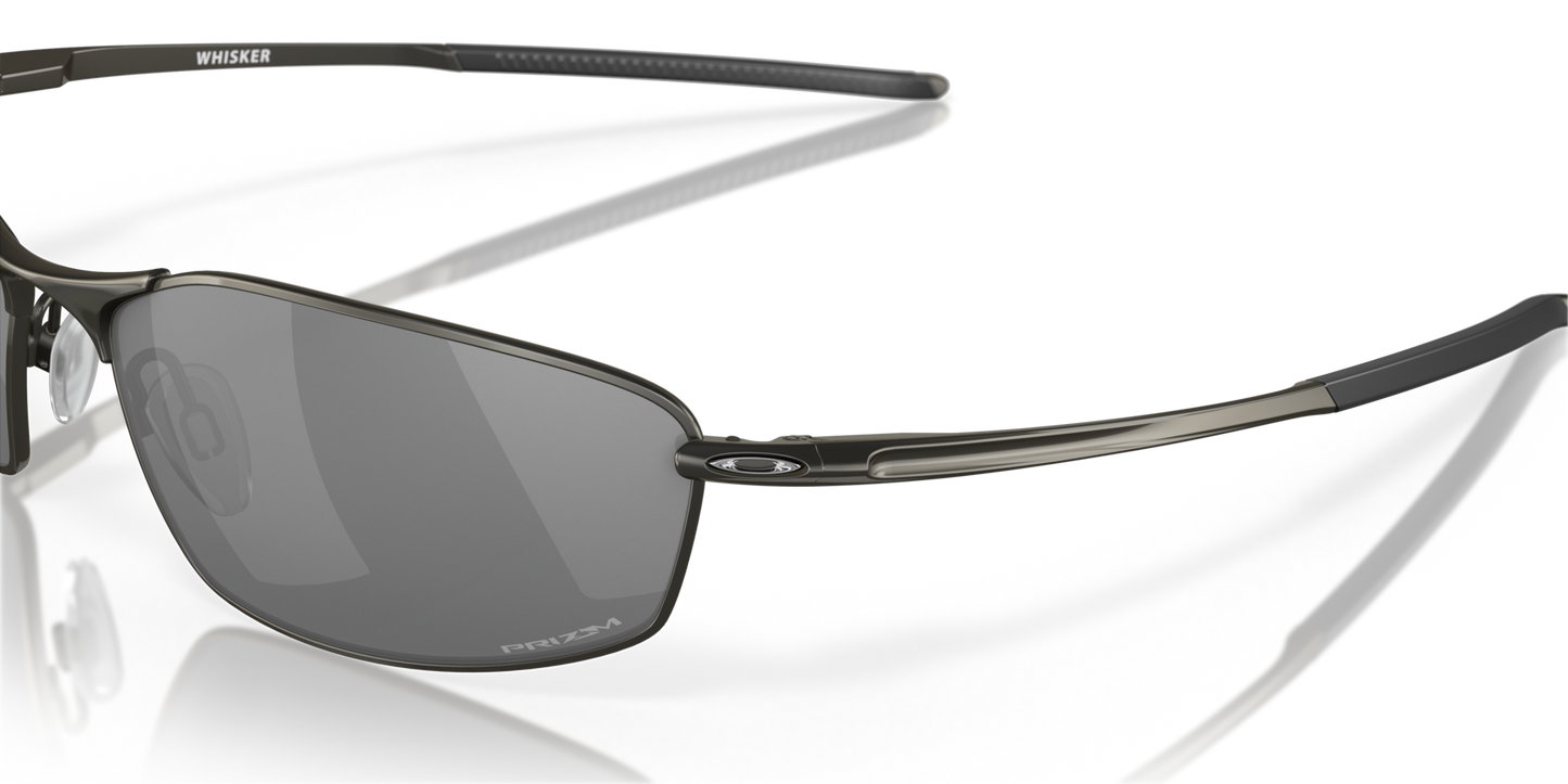 Oakley Sunglass Whisker prizm black Lenses with  carbon Frame