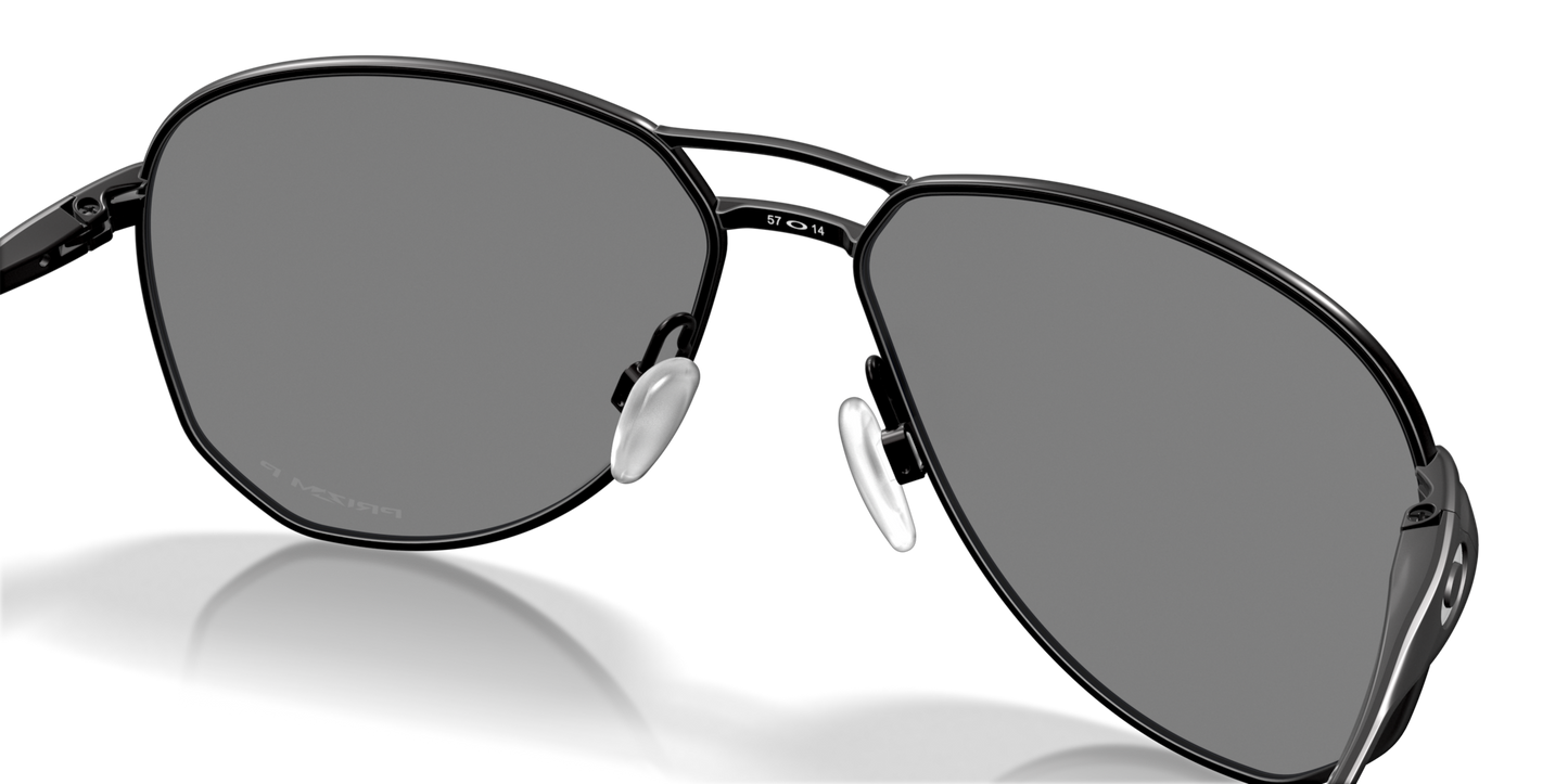 Oakley Sunglass Contrail prizm black polarized Lenses,  satin black Frame