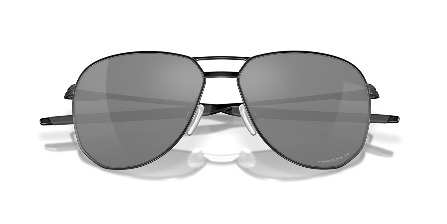 Oakley Sunglass Contrail prizm black polarized Lenses,  satin black Frame
