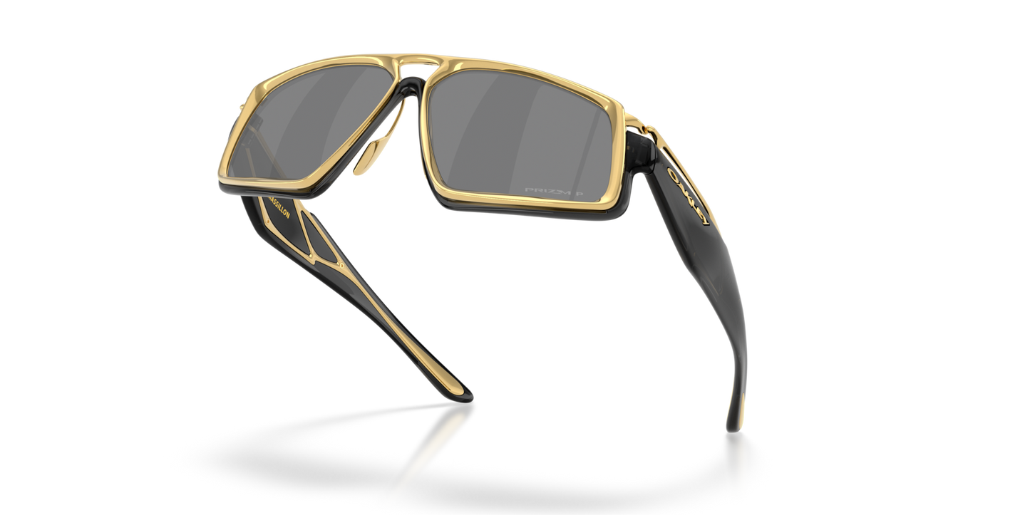 Oakley Sunglass Massillon prizm black polarized Lenses With black ink Frame