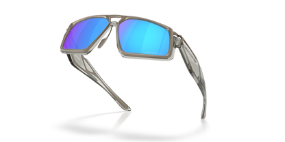 Oakley Sunglass Massillon prizm sapphire polarized Lenses,  grey ink Frame