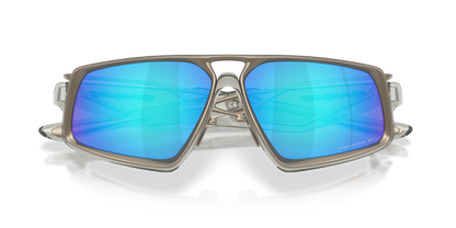 Oakley Sunglass Massillon prizm sapphire polarized Lenses,  grey ink Frame