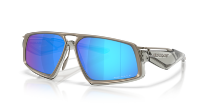Oakley Sunglass Massillon prizm sapphire polarized Lenses,  grey ink Frame