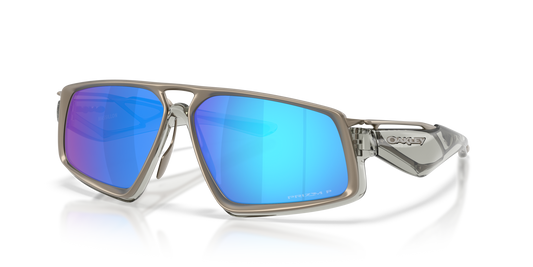 Oakley Sunglass Massillon prizm sapphire polarized Lenses,  grey ink Frame