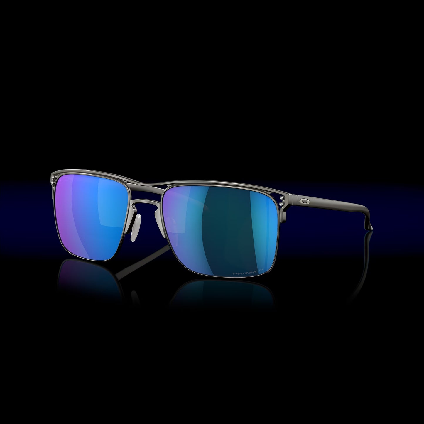 Oakley Holbrook TI prizm sapphire polarized Lenses, matte gunmetal Frame