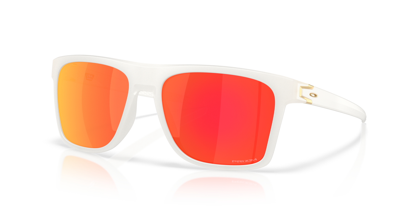 Oakley Sunglass Leffingwell Seek Collection prizm ruby Lenses With matte vapor Frame