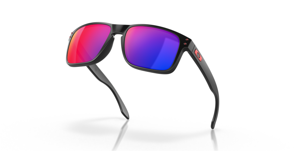 Oakley Sunglass red iridium Lenses with matte black Frame