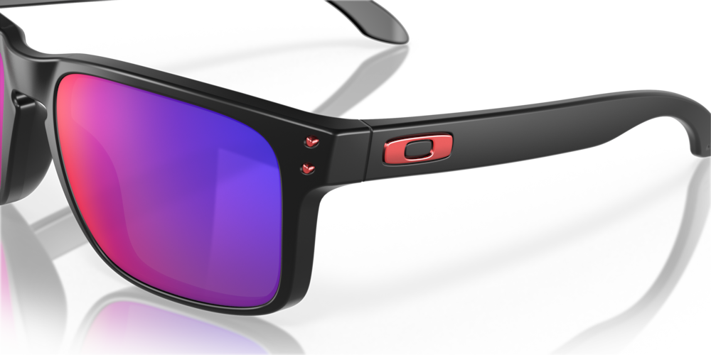 Oakley Sunglass red iridium Lenses with matte black Frame